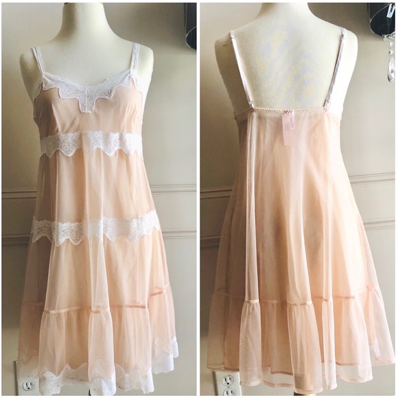 Victoria's Secret Other - Victoria Secret Two Layered Tulle Slip Dress Small
